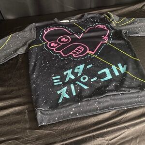 Vapor95 Black Graphic Homer Simpson Mr. Sparkle Sweater